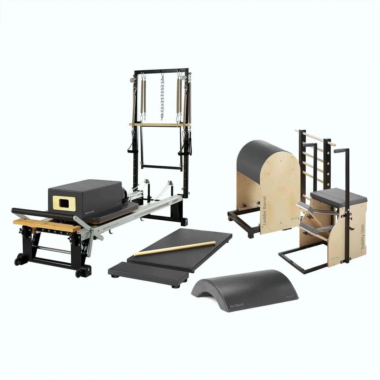 Gunmetal Gray Merrithew™ Pilates One-On-One Studio Bundle by Merrithew™ sold by Pilates Matters® by BSP LLC