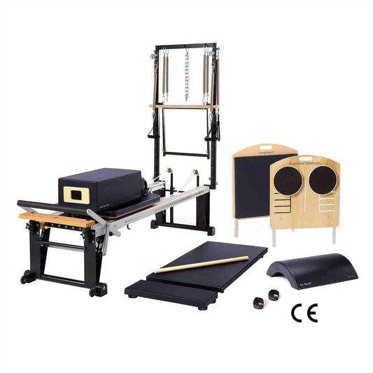 Black Merrithew™ Pilates Rehab Studio 1 Bundle (Mat/Reformer) by Merrithew™ sold by Pilates Matters® by BSP LLC