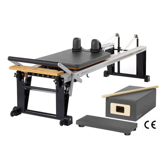 Gunmetal Gray Merrithew™ Pilates Rehab V2 Max™ Reformer Bundle by Merrithew™ sold by Pilates Matters® by BSP LLC