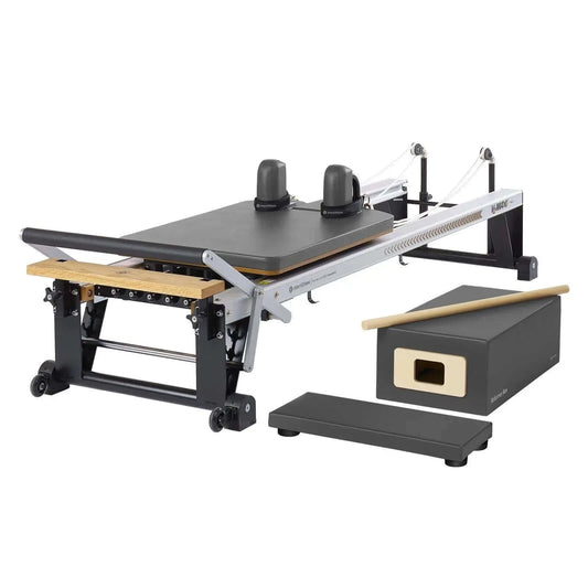 Gunmetal Gray Merrithew™ Pilates At Home V2 Max™ Reformer Package by Merrithew™ sold by Pilates Matters® by BSP LLC