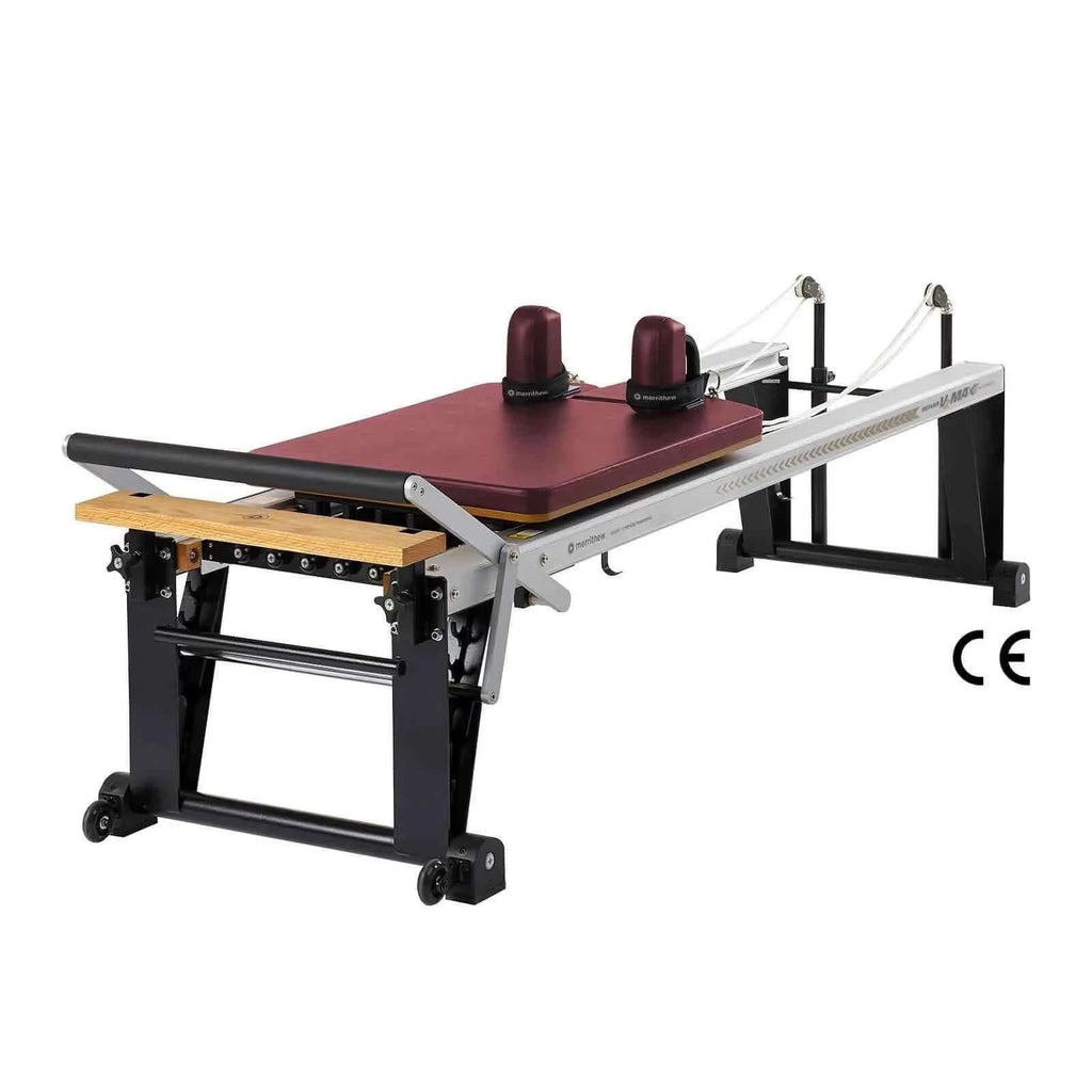 Red Truffle Merrithew™ Pilates Rehab V2 Max™ Reformer Machine by Merrithew™ sold by Pilates Matters® by BSP LLC