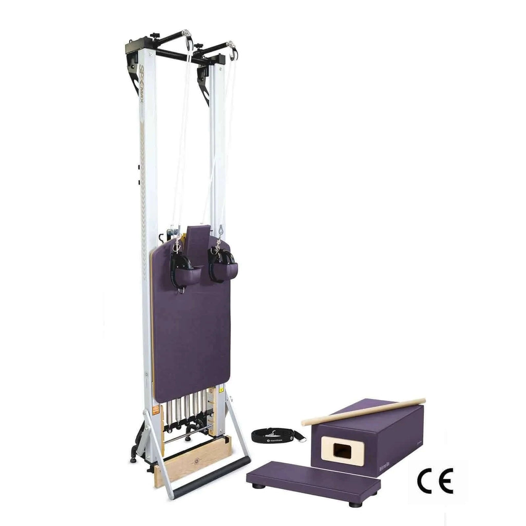 Purple Impulse Merrithew™ Pilates SPX® Max Reformer with Vertical Stand Bundle by Merrithew™ sold by Pilates Matters® by BSP LLC