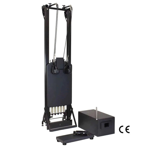 Merrithew™ Pilates SPX® Max Reformer with Vertical Stand & Tall Box Bundle (Onyx) by Merrithew™ sold by Pilates Matters® by BSP LLC