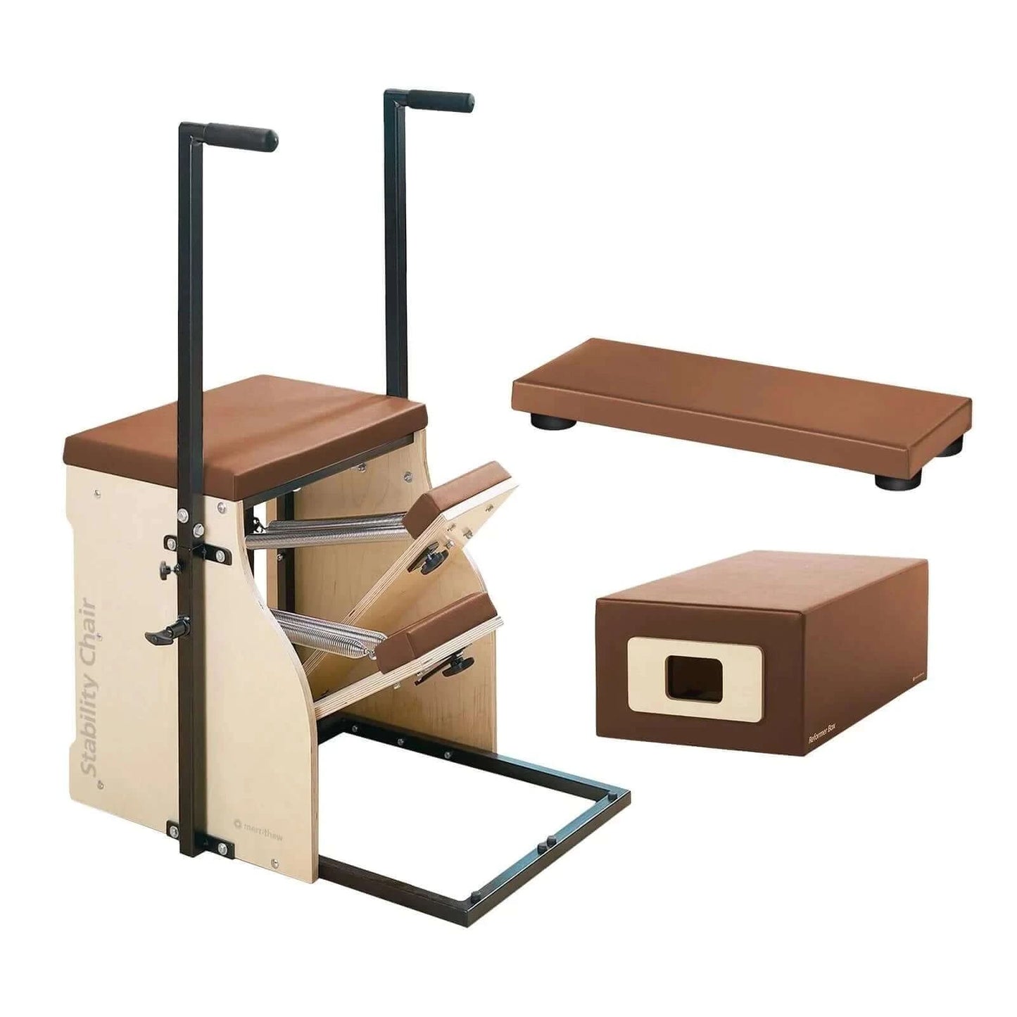 Siera Brick Merrithew™ Pilates Split-Pedal Stability Chair™ Bundle by Merrithew™ sold by Pilates Matters® by BSP LLC
