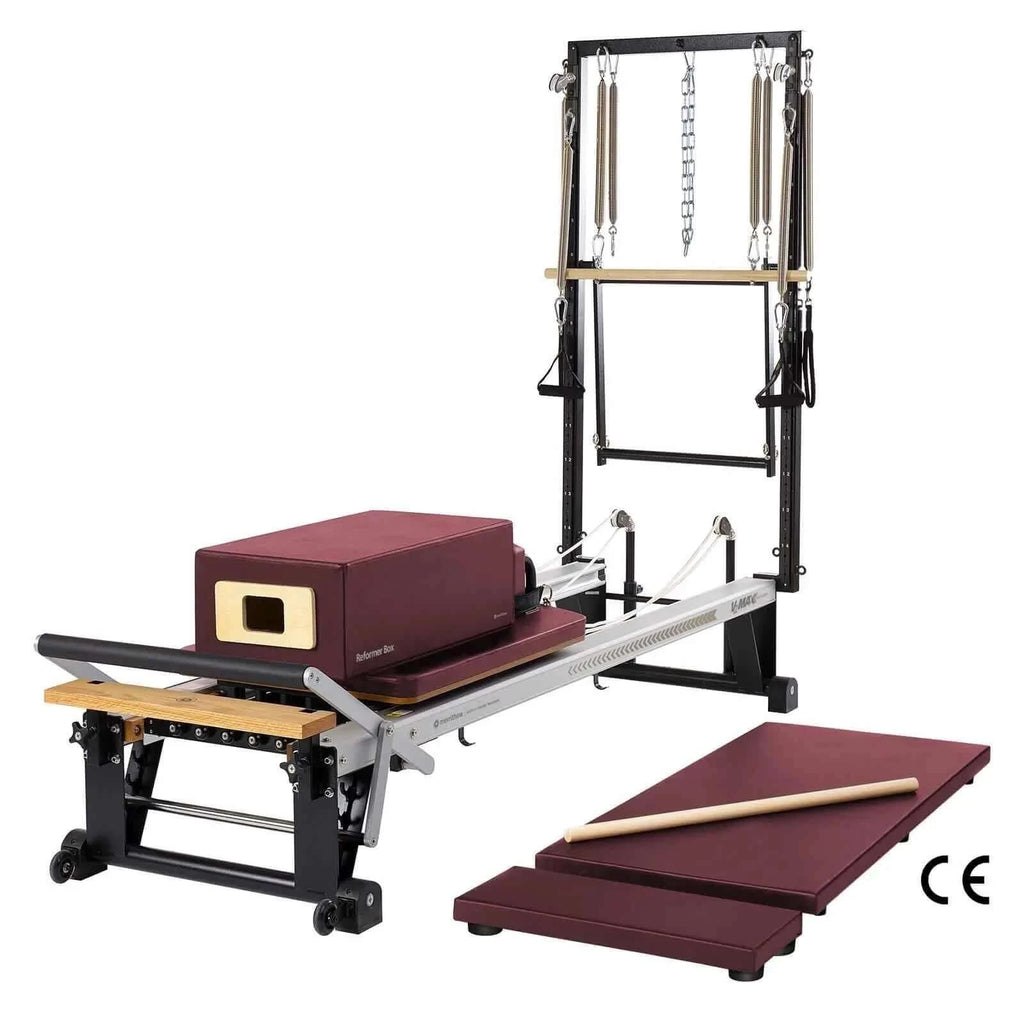 Red Truffle Merrithew™ Pilates V2 Max Plus™ Reformer Bundle by Merrithew™ sold by Pilates Matters® by BSP LLC