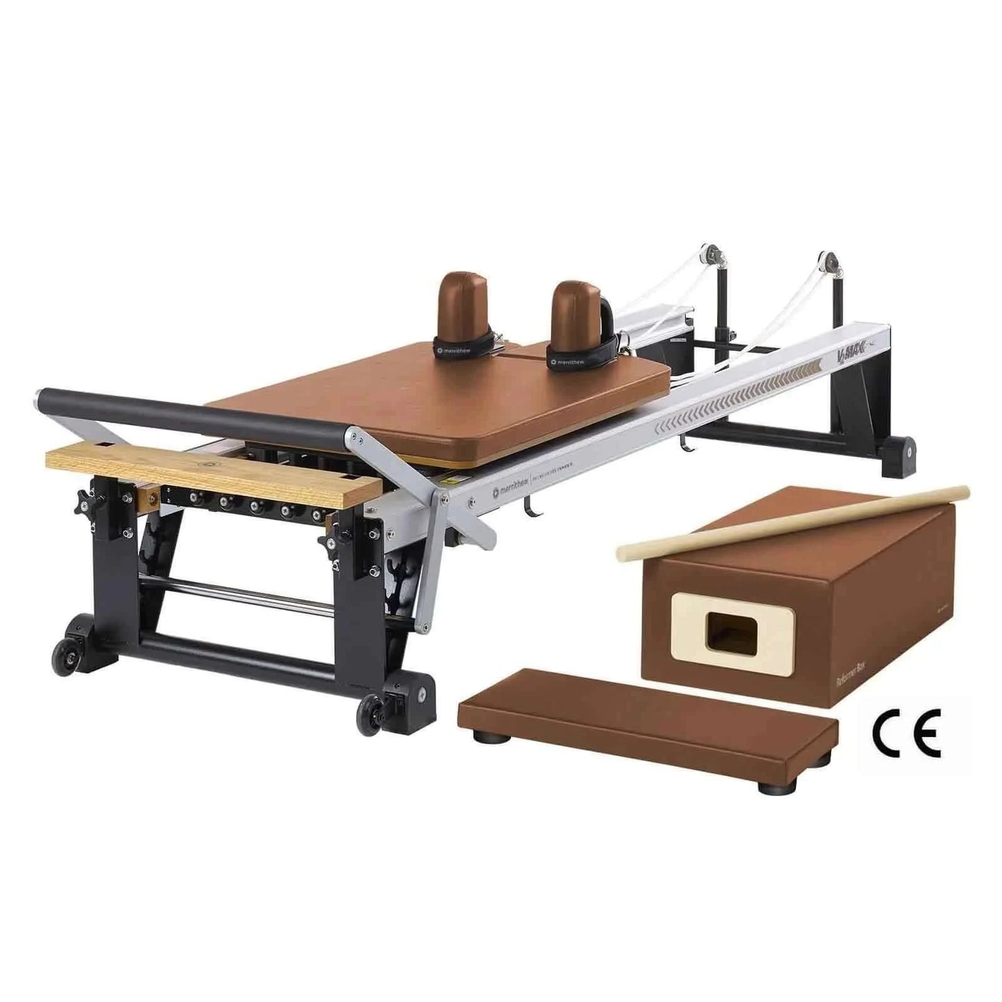 Red Truffle Merrithew™ Pilates V2 Max™ Reformer Bundle by Merrithew™ sold by Pilates Matters® by BSP LLC
