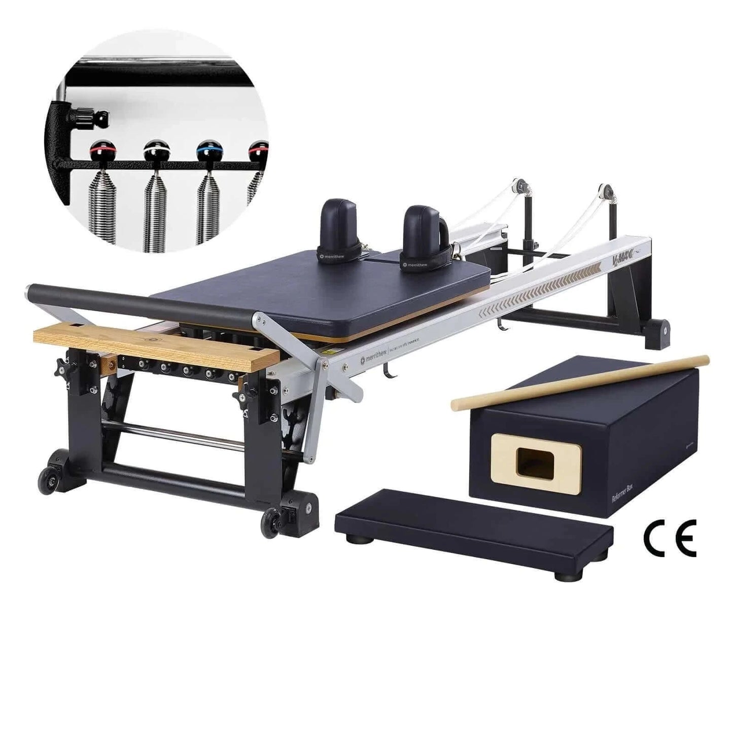 Eclipse Merrithew™ Pilates V2 Max™ Reformer Bundle with High-Precision Gearbar