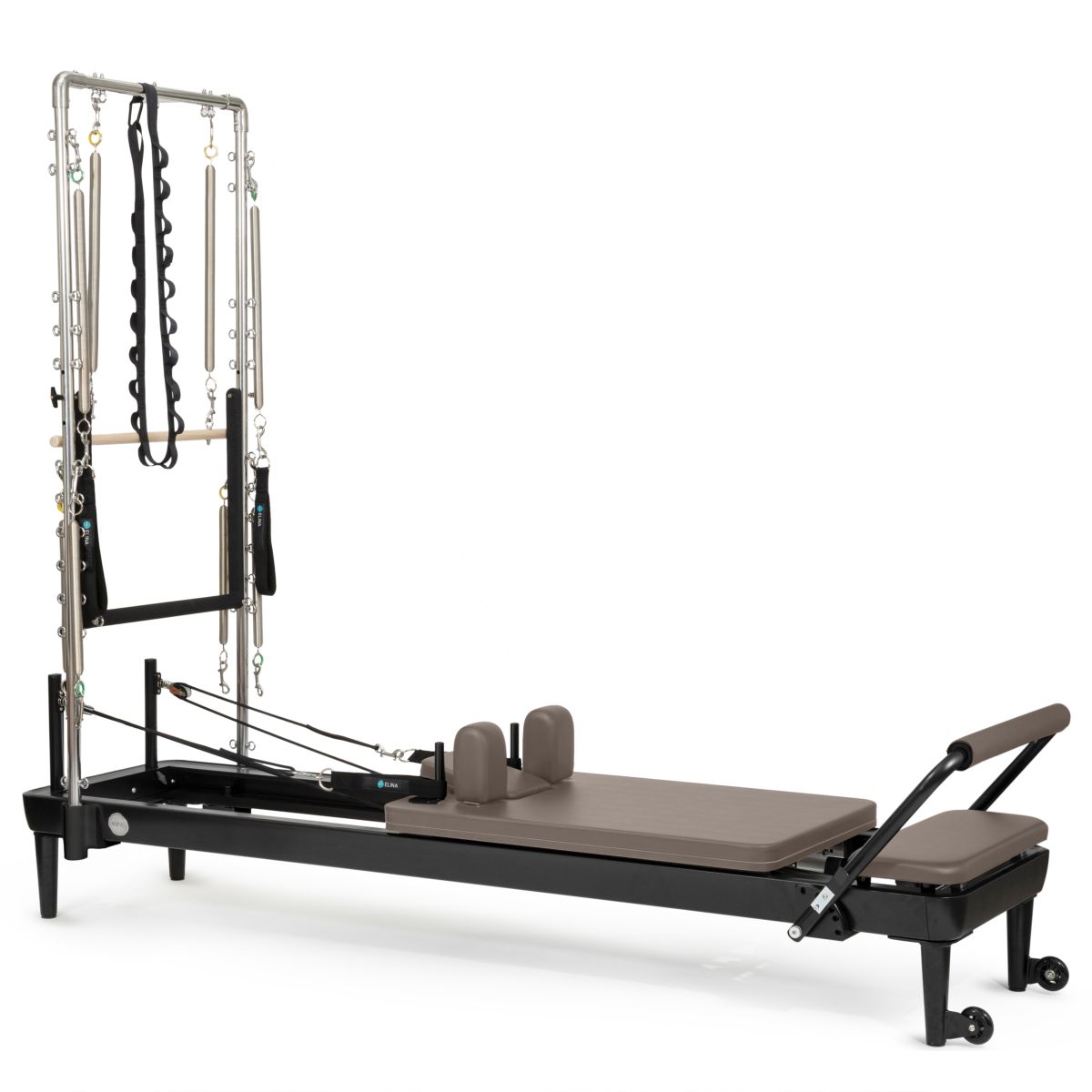 Elina Pilates Nubium Black Edition Reformer with Tower
