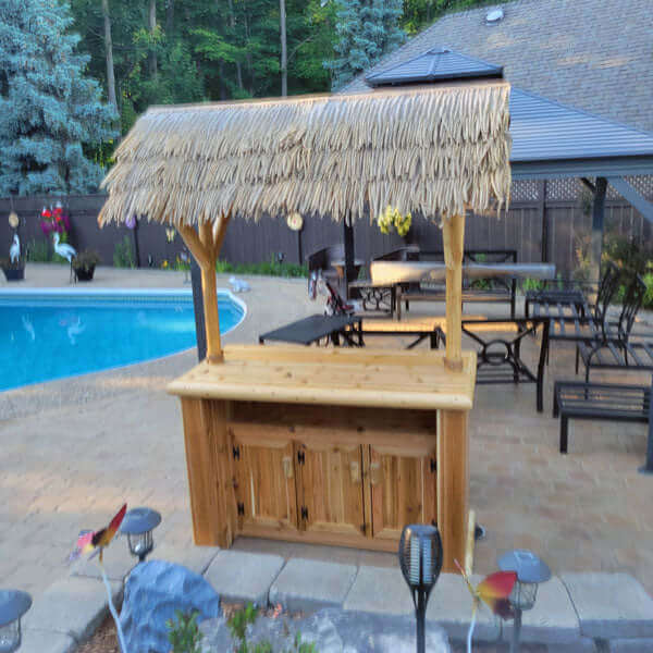 LeisureCraft CT Southern Fantasy Tiki Bar