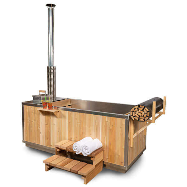 LeisureCraft CT Starlight Wood Burning Hot Tub