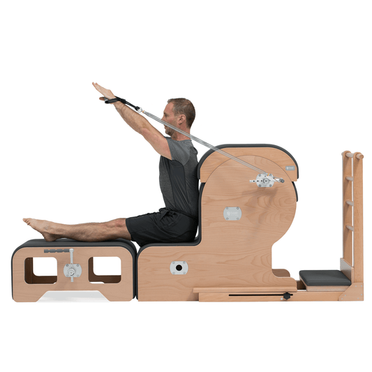 Anthacite Grey BASI Systems Pilates Arm Chair Barrel Set by BASI Systems sold by Pilates Matters® by BSP LLC