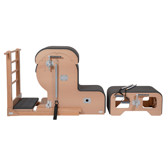 Anthacite Grey BASI Systems Pilates Arm Chair Barrel Set by BASI Systems sold by Pilates Matters® by BSP LLC