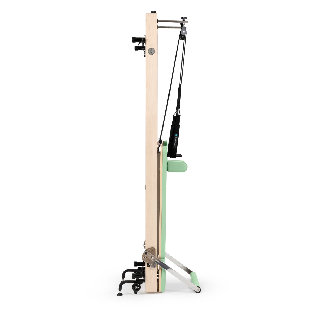 Green Elina Pilates Vertical Reformer for Home