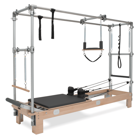 Anthacite Grey BASI Systems Pilates Cadillac Reformer Combo Machine by BASI Systems sold by Pilates Matters® by BSP LLC