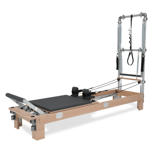 Anthacite Grey BASI Systems Pilates Reformer with Tower Machine by BASI Systems sold by Pilates Matters® by BSP LLC