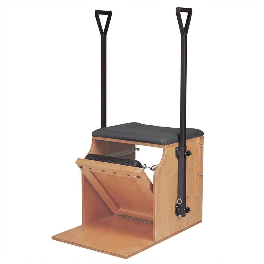 Peak Pilates Single Pedal Low Chair with Handles & Brackets