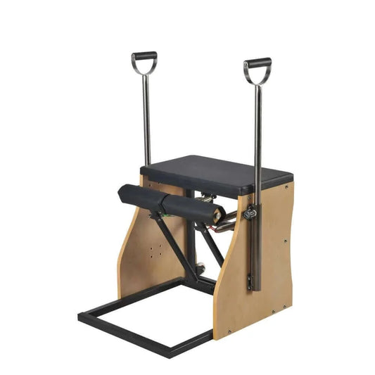 Black Elina Pilates Combo Chair with Handles by Elina Pilates sold by Pilates Matters® by BSP LLC