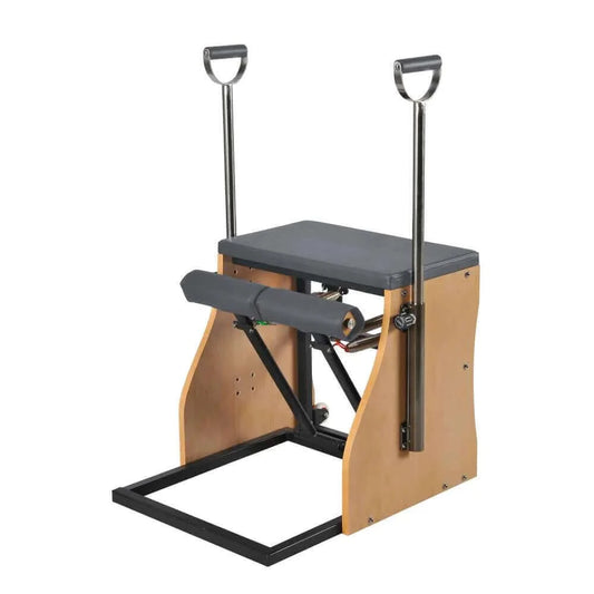 Grey Elina Pilates Combo Chair with Handles by Elina Pilates sold by Pilates Matters® by BSP LLC