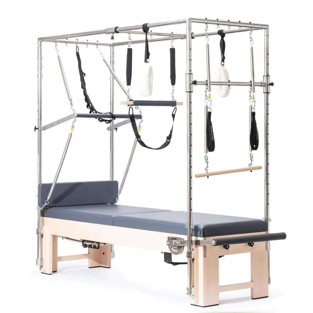 Grey Elina Pilates Elite Cadillac-Reformer Machine by Elina Pilates sold by Pilates Matters® by BSP LLC