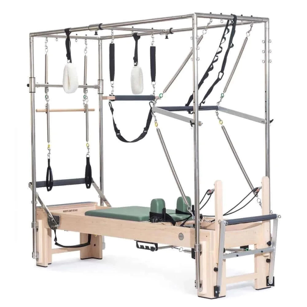 Black Elina Pilates Elite Cadillac-Reformer Machine by Elina Pilates sold by Pilates Matters® by BSP LLC