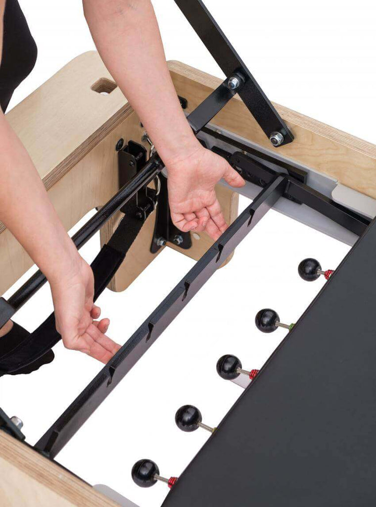 Black Fitkon Pilates Powerhouse Reformer by Fitkon sold by Pilates Matters® by BSP LLC