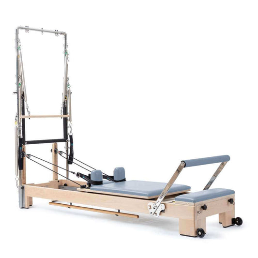 Grey Elina Pilates Wooden Reformer Lignum WIth Tower by Pilates Matters® by BSP LLC sold by Pilates Matters® by BSP LLC